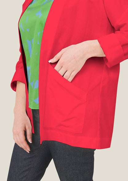 VESTE VOYOU UNI ROUGE