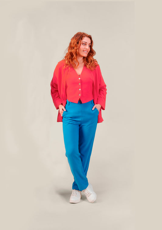 VESTE VOYOU UNI ROUGE