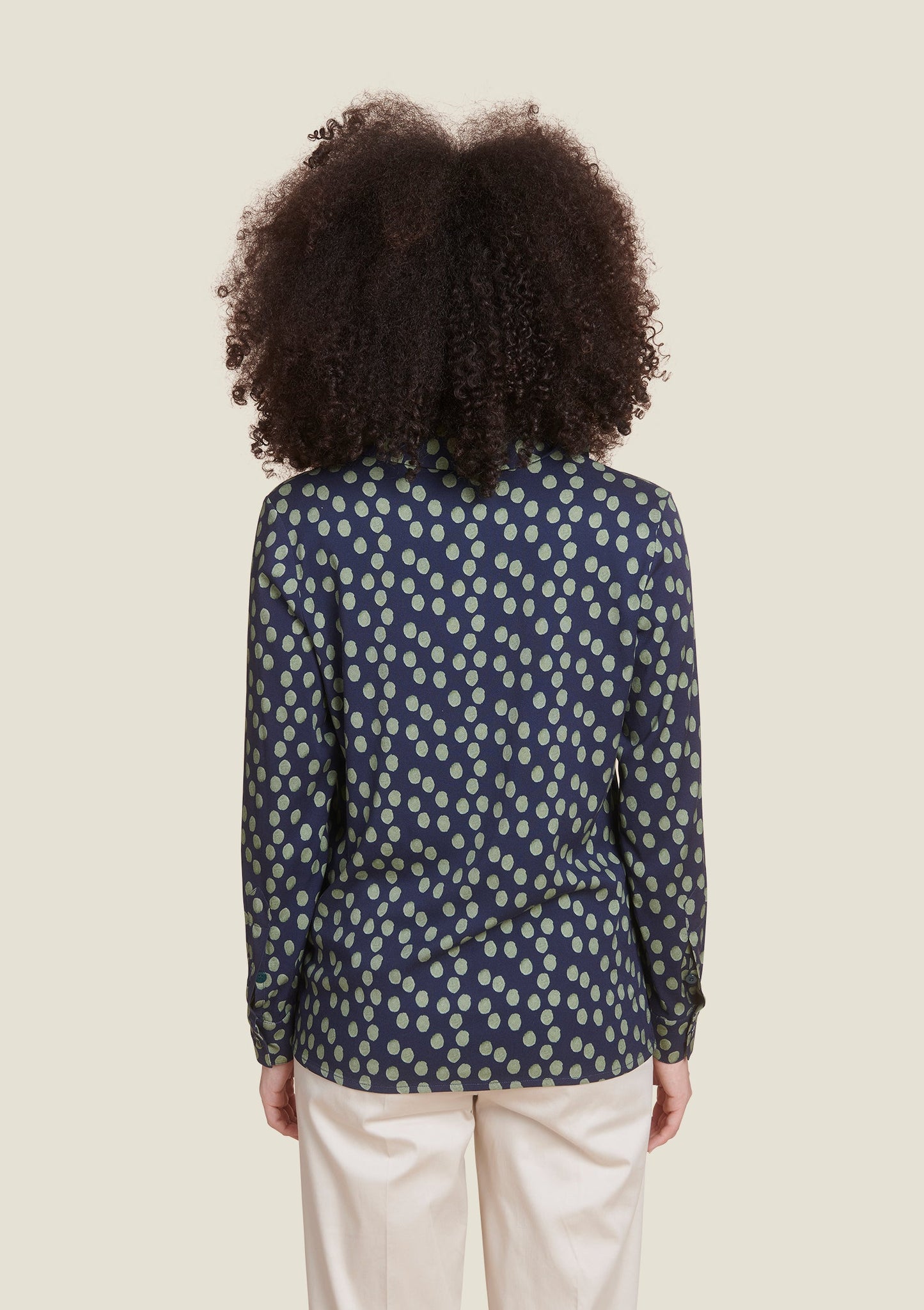 CHEMISE CAROLE GOMMETTE MARINE