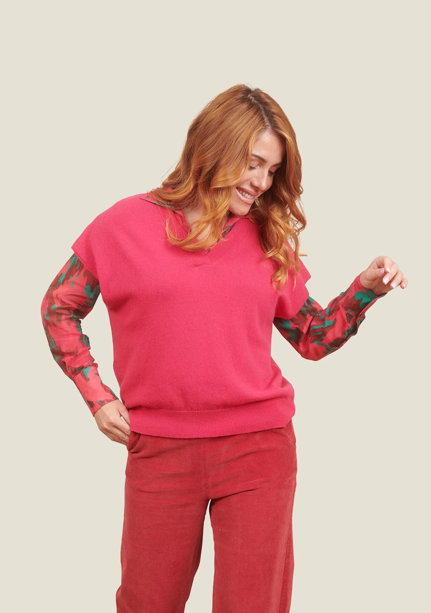 CHEMISE CENTIANE ERABLES ROSE