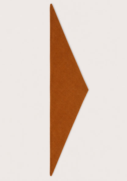 ECHARPE FRIANGLE UNI OCRE