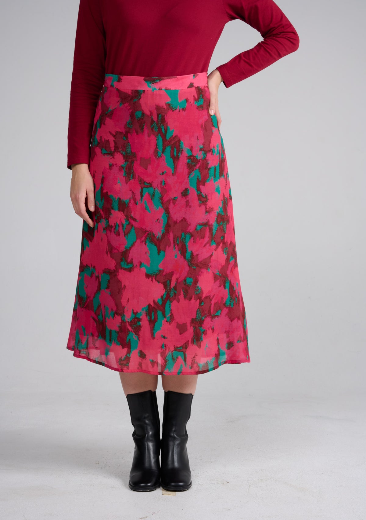 JUPE JINOL ERABLES ROSE
