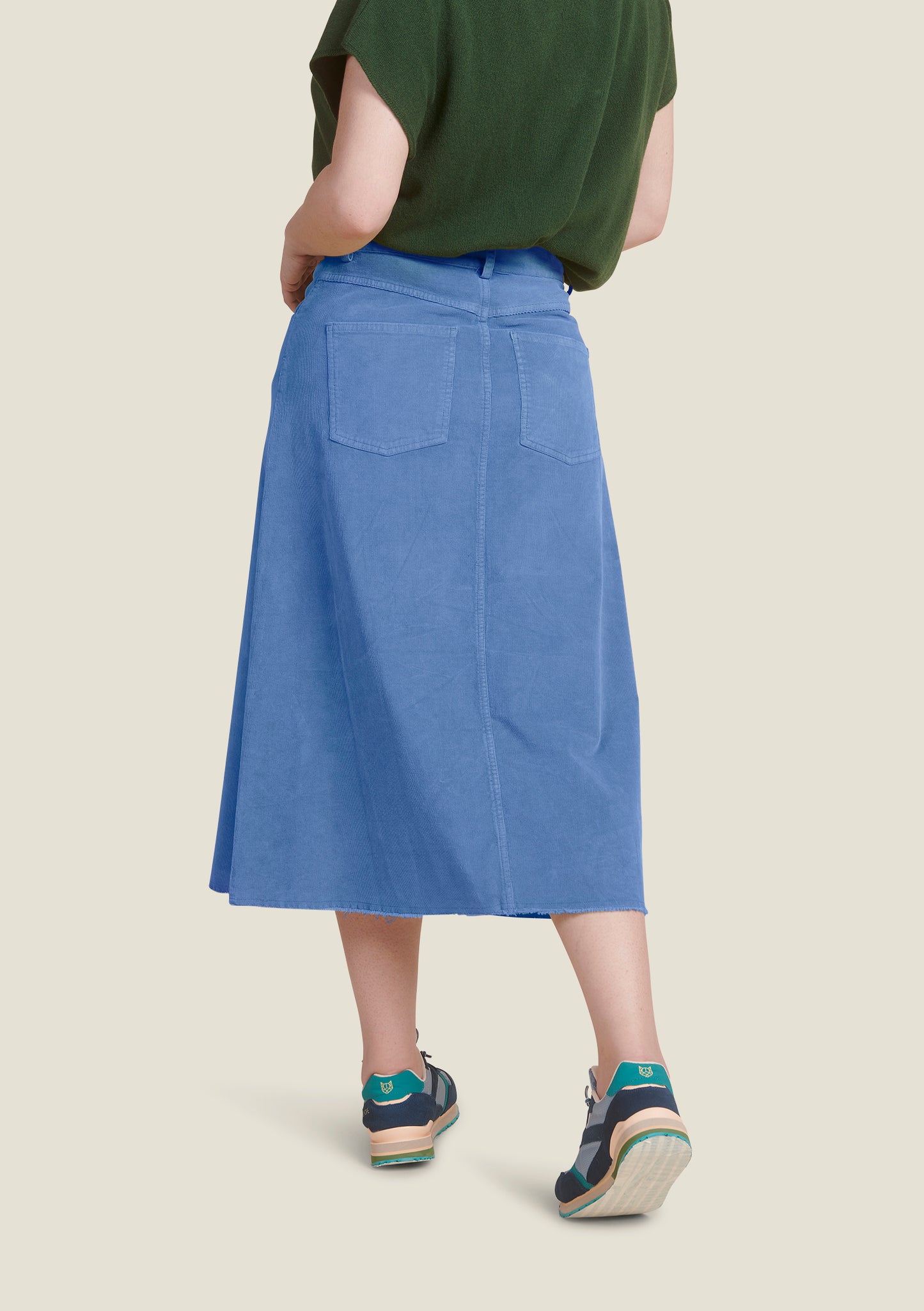 JUPE JOHANE UNI BLEU GRIS