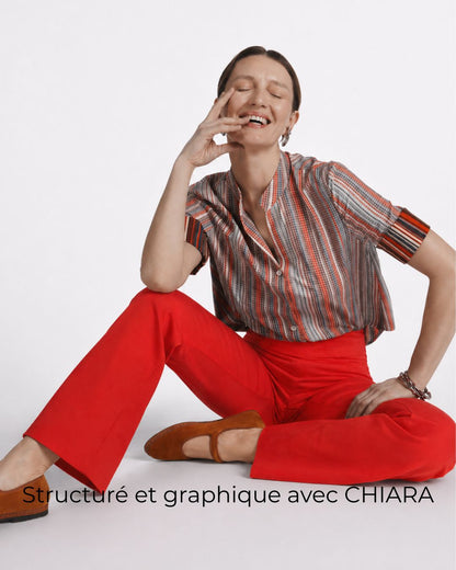 PANTALON PALLOON UNI ROUGE