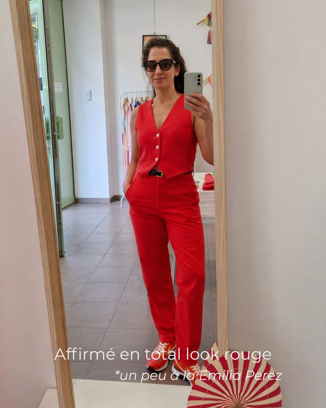 GILET SANS MANCHES VOLI UNI ROUGE
