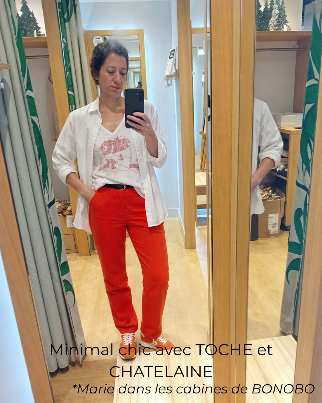 PANTALON PALLOON UNI ROUGE