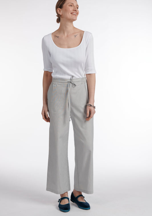 Pantalon Fluide Bleu Femme JDY Tanja | Espace des marques Pantalon Fluide Bleu Femme JDY Tanja | Espace des marques