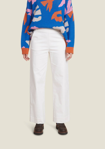 PANTALON PAULINE UNI ECRU