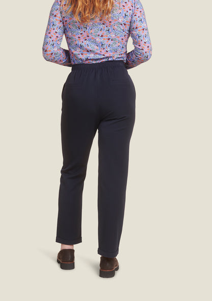 PANTALON PAIX UNI MARINE