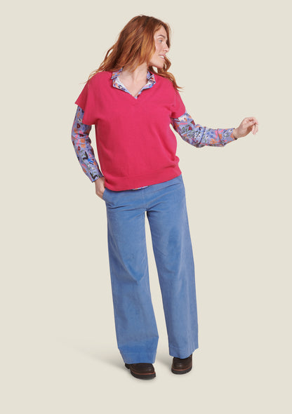 CHEMISE CHERIE DOUCEUR BLEU