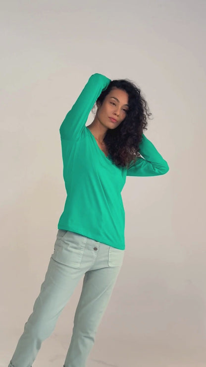 SOUS PULL TECOM UNI VERT