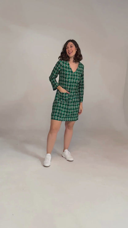 ROBE ROUGI TWIG VERT