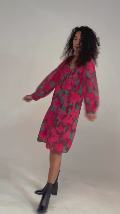 ROBE RECIF ERABLES ROSE