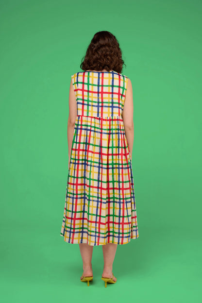 ROBE RAZZIA VICHY MULTICOLORE