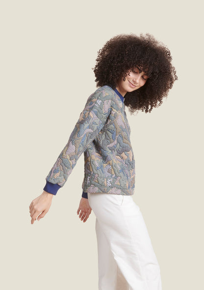 SWEAT SOLENE GEO KAKI