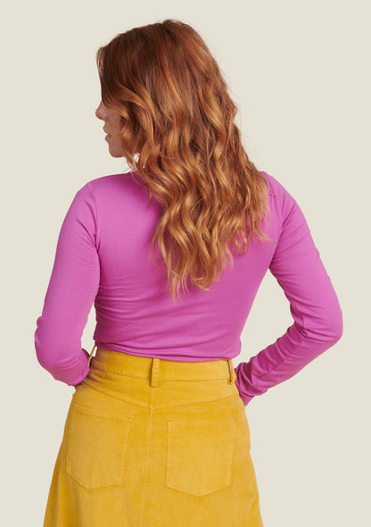 SOUS PULL TECRO UNI FRAMBOISE