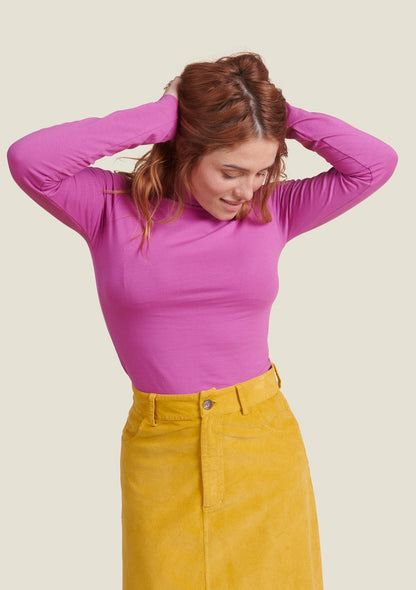 SOUS PULL TECRO UNI FRAMBOISE