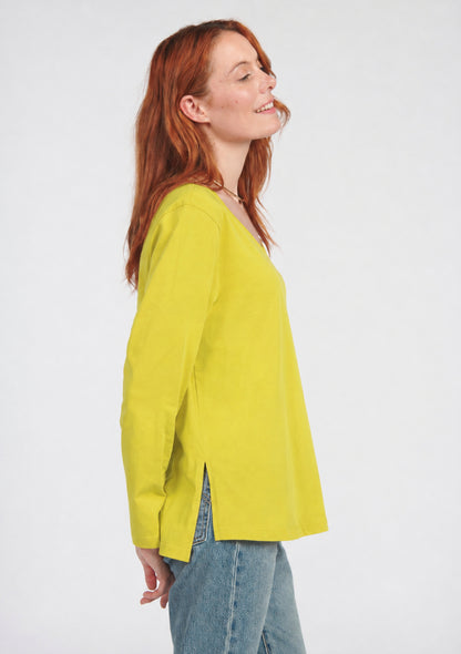 TEE-SHIRT TERANI UNI JAUNE