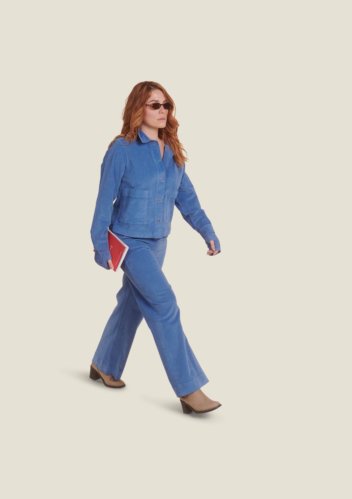 VESTE VANESSA UNI BLEU GRIS