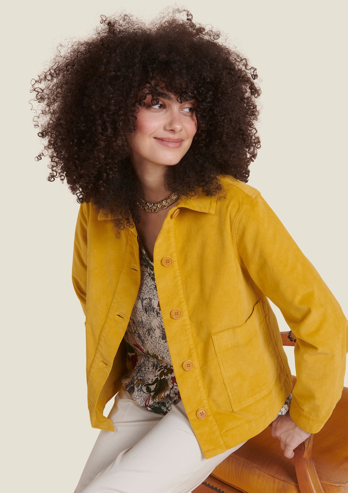 VESTE VANESSA UNI MOUTARDE