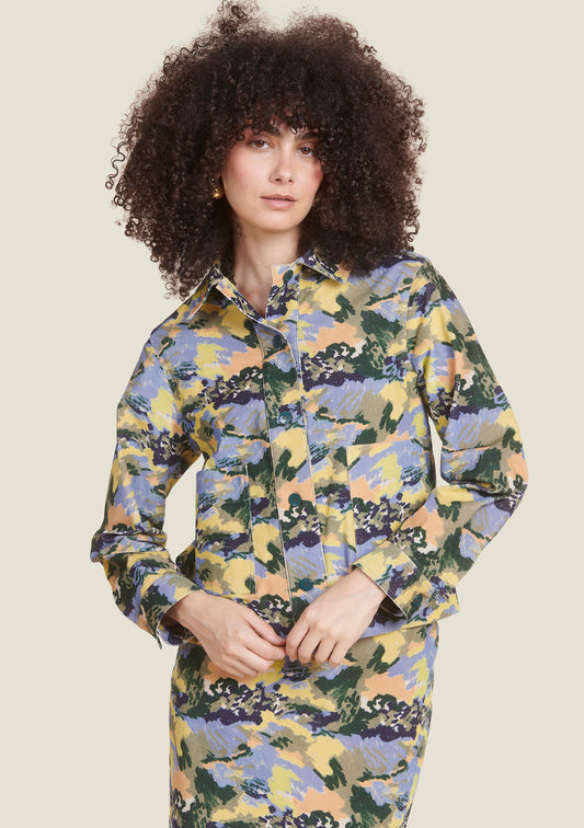 VESTE VINYL ORAGES BLEU