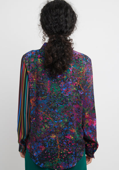 Chemise droite mix&match à motif Floral Luminescent