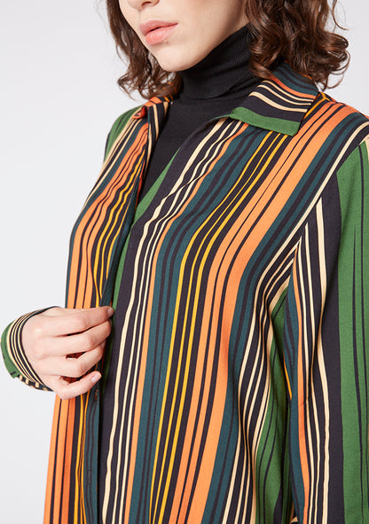Longue chemise imprimée rayures Matisse