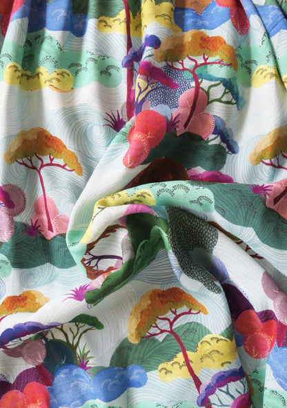 TISSU FANTASY JAPON MULTICOLORE